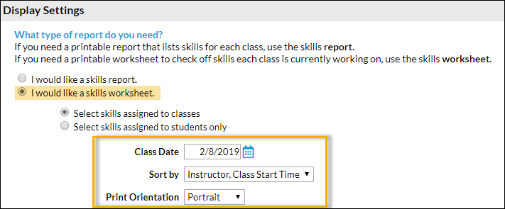 Screenshot of instructions to find display settings in Jackrabbit Care software