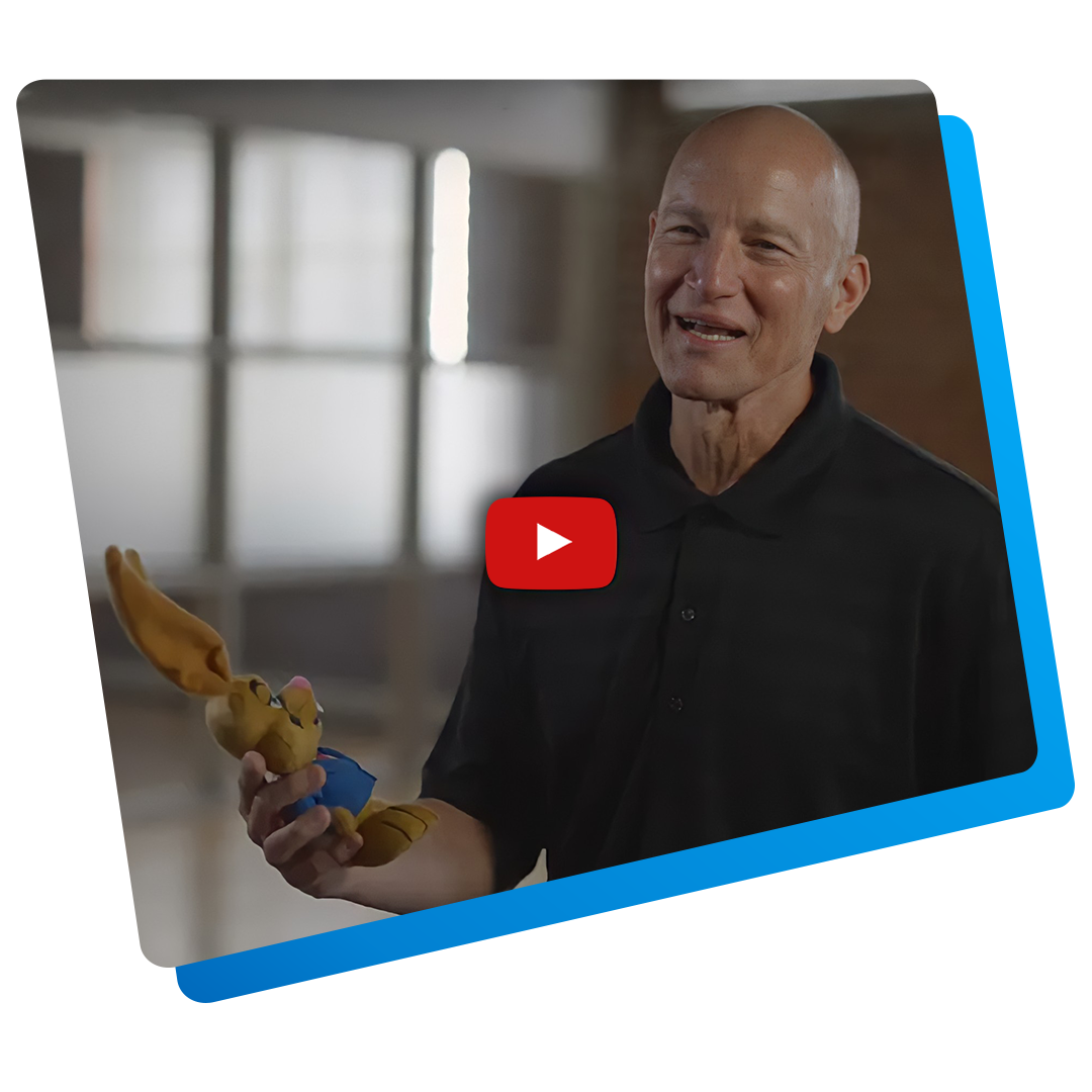 mark mahoney video on blue background