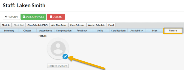 Jackrabbit Care screenshot of management software