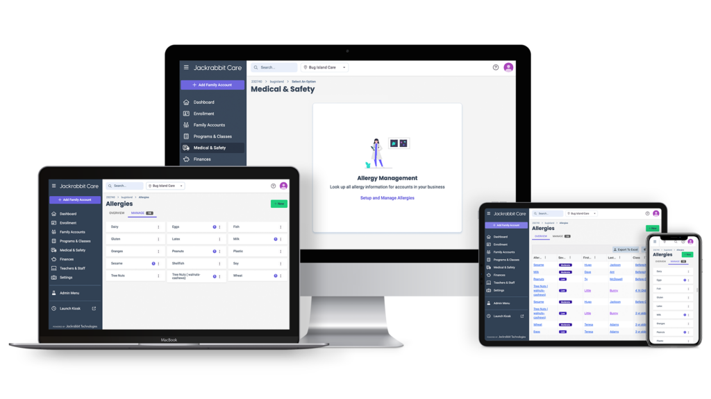 Jackrabbit Care medical safety screenshots
