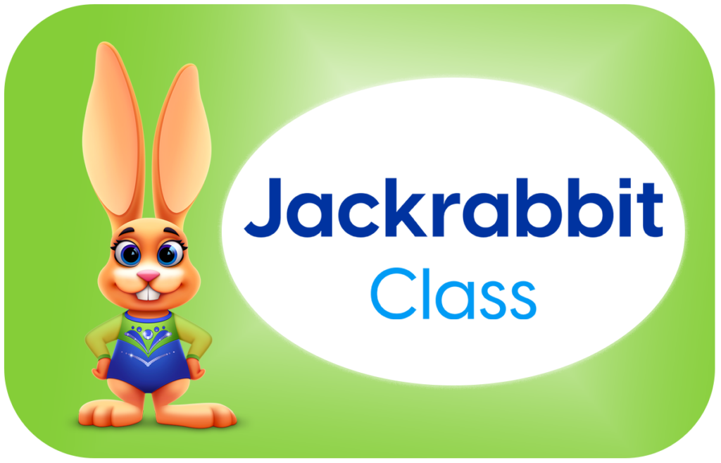 Jackrabbit Class with bunny green background tile